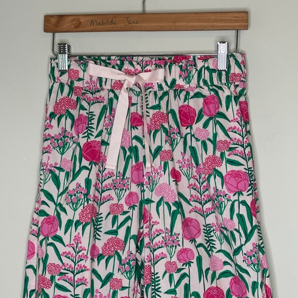 Mersea Size XSmall Over The‎ Moon Pajama Pants Lounge Wide Leg Peony Party - Picture 5 of 11